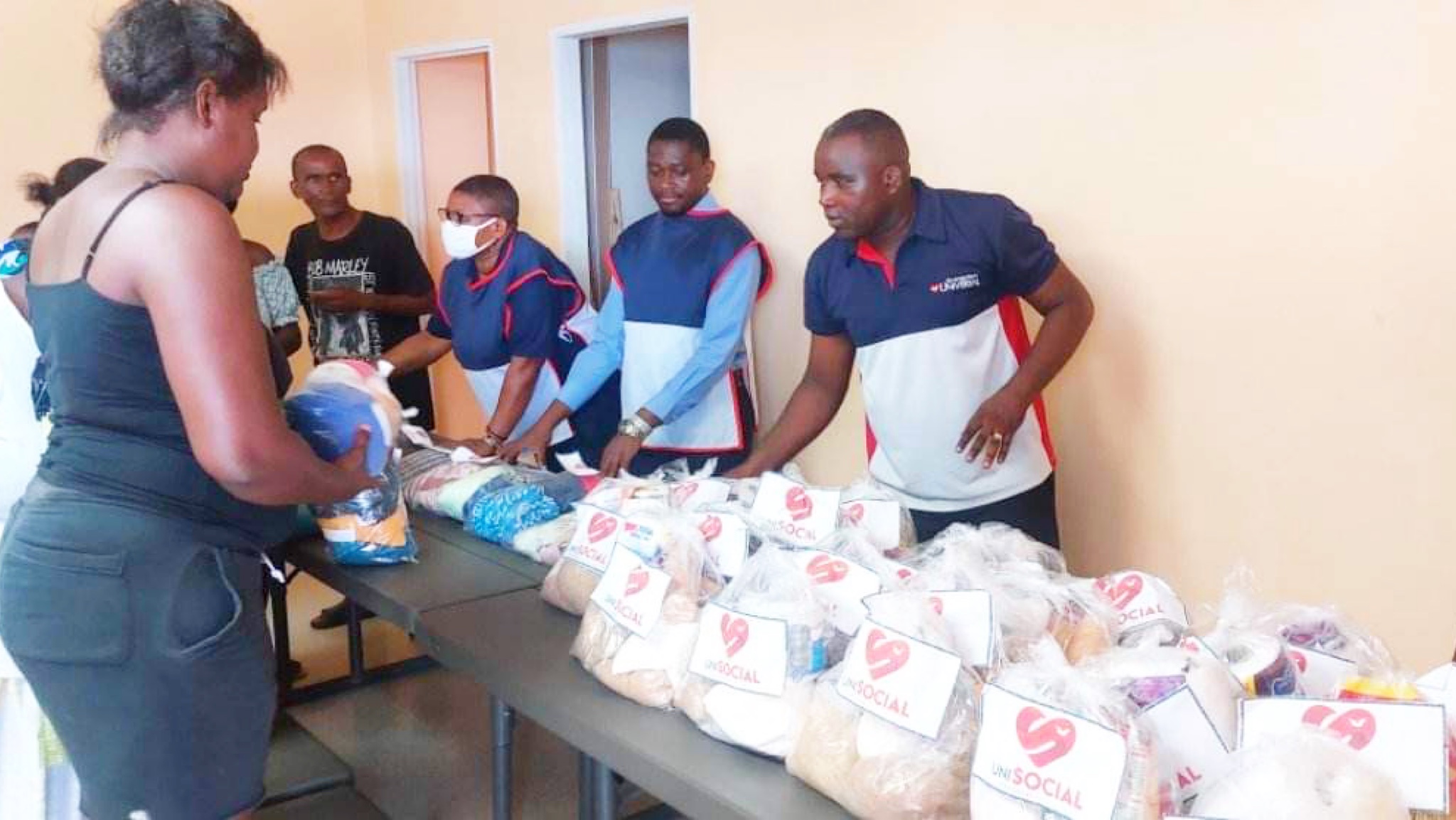 Universal Church distributes food and clothes to 25 families – One News SVG