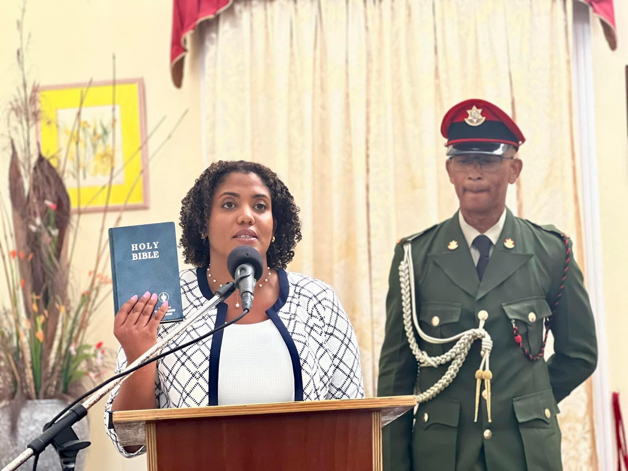 CONFIRMED: New Government Senator and Minister Sworn In – One News SVG